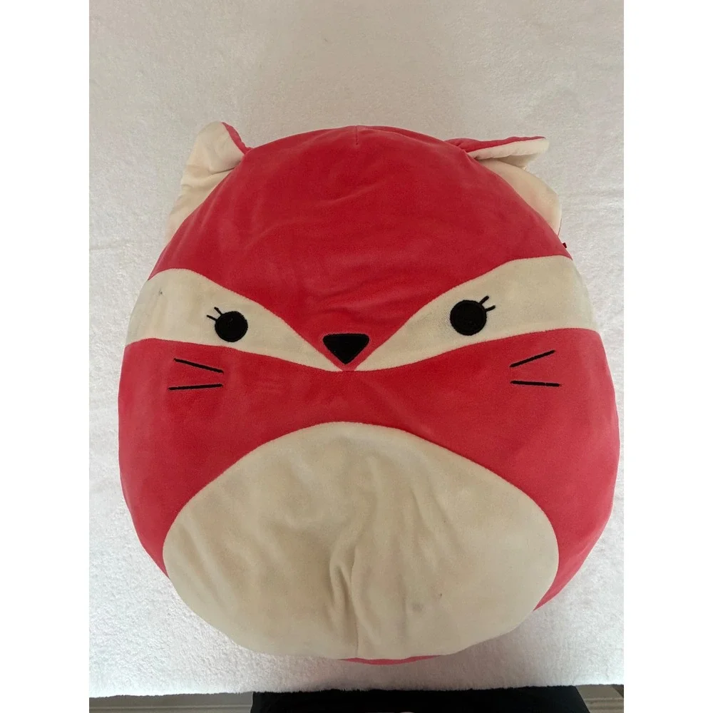 Squishmallow Fifi the Red Fox Plush Stuffed Animal Toy Red White Large Plushy